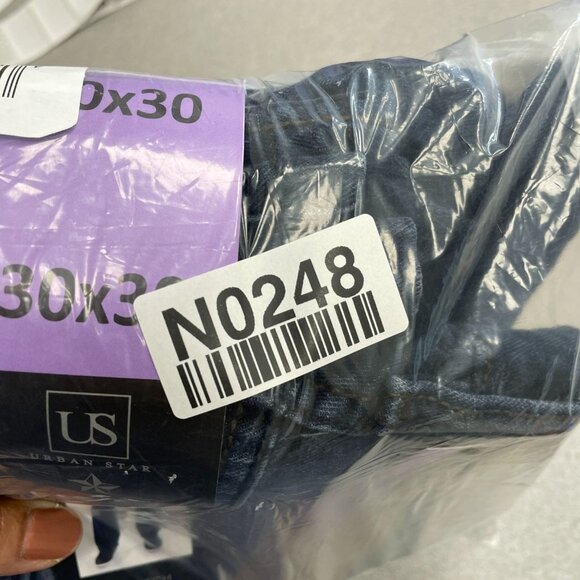 Urban Star Men's 30x30 Stretch Slim Fit Jeans Blue Denim  N0248 - Picture 12 of 12